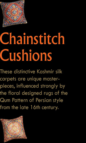 Chainstitch Cushions